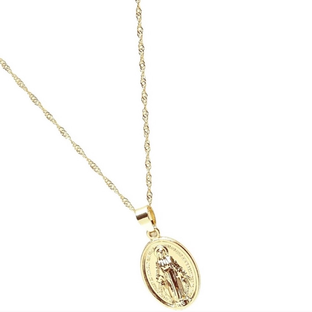 ❌SOLD❌New Gold Sovereign Religious Medallion - Picture 4 of 7